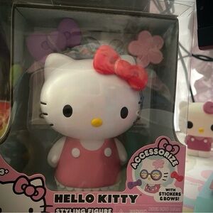 Hello Kitty Pink Styling Figure with Accessories
